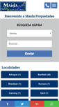 Mobile Screenshot of maidainmobiliaria.com.ar